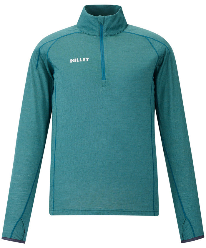 ミレー MILLET ミレー MILLET アウトドア UBIC WOOL ZIP LS W MIV03215 （N4238 BOTTLE） N4238 BOTTLE