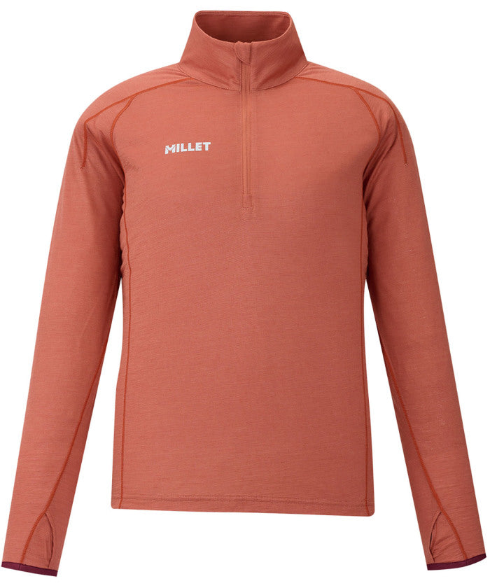 ミレー MILLET ミレー MILLET アウトドア UBIC WOOL ZIP LS W MIV03215 （N4238 BOTTLE） N4238 BOTTLE