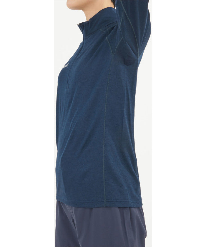 ミレー MILLET ミレー MILLET アウトドア UBIC WOOL ZIP LS W MIV03215 （N4238 BOTTLE） N4238 BOTTLE
