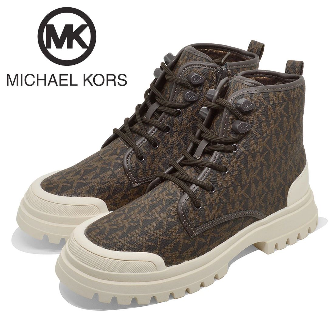 MICHAEL KORS KIDS Boots MK101107 Michael Kors Payton Low Rebound Casual Shoes Lace-Up Monogram