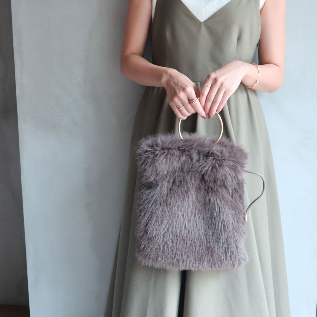 ミレム mirem Ring fur bag
