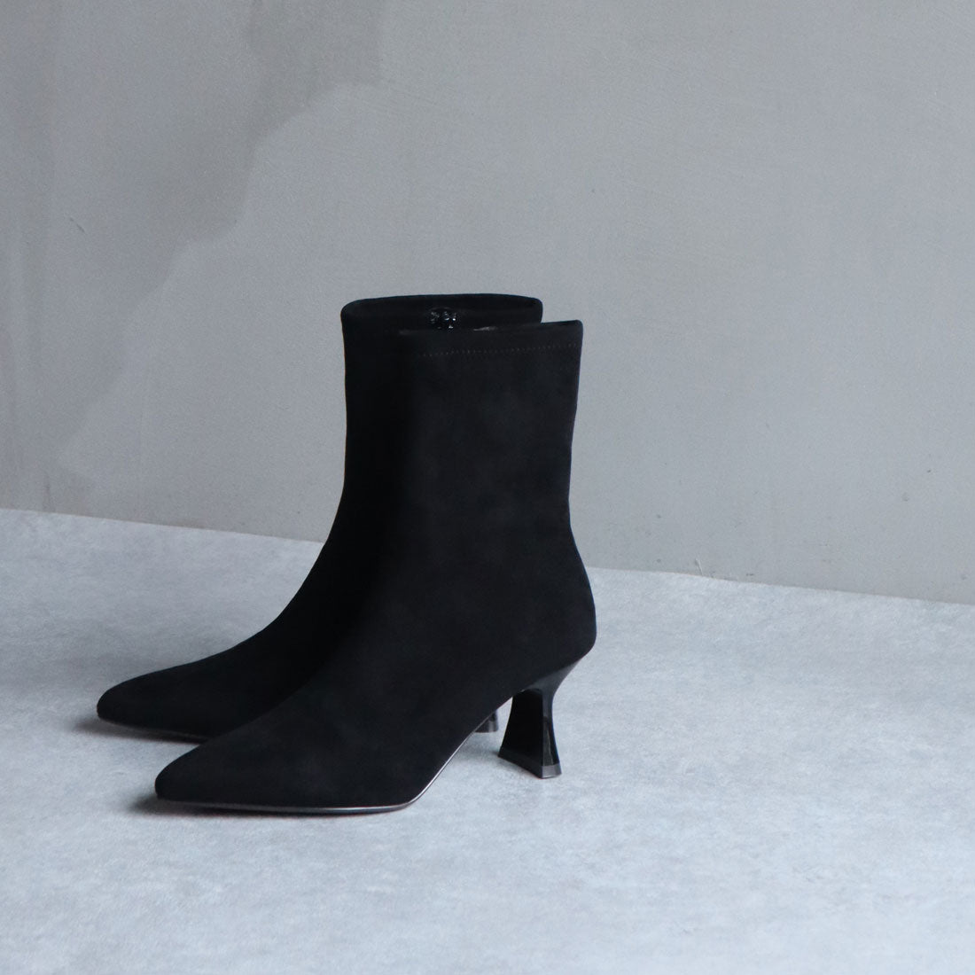 ミレム mirem Suede stretch boots
