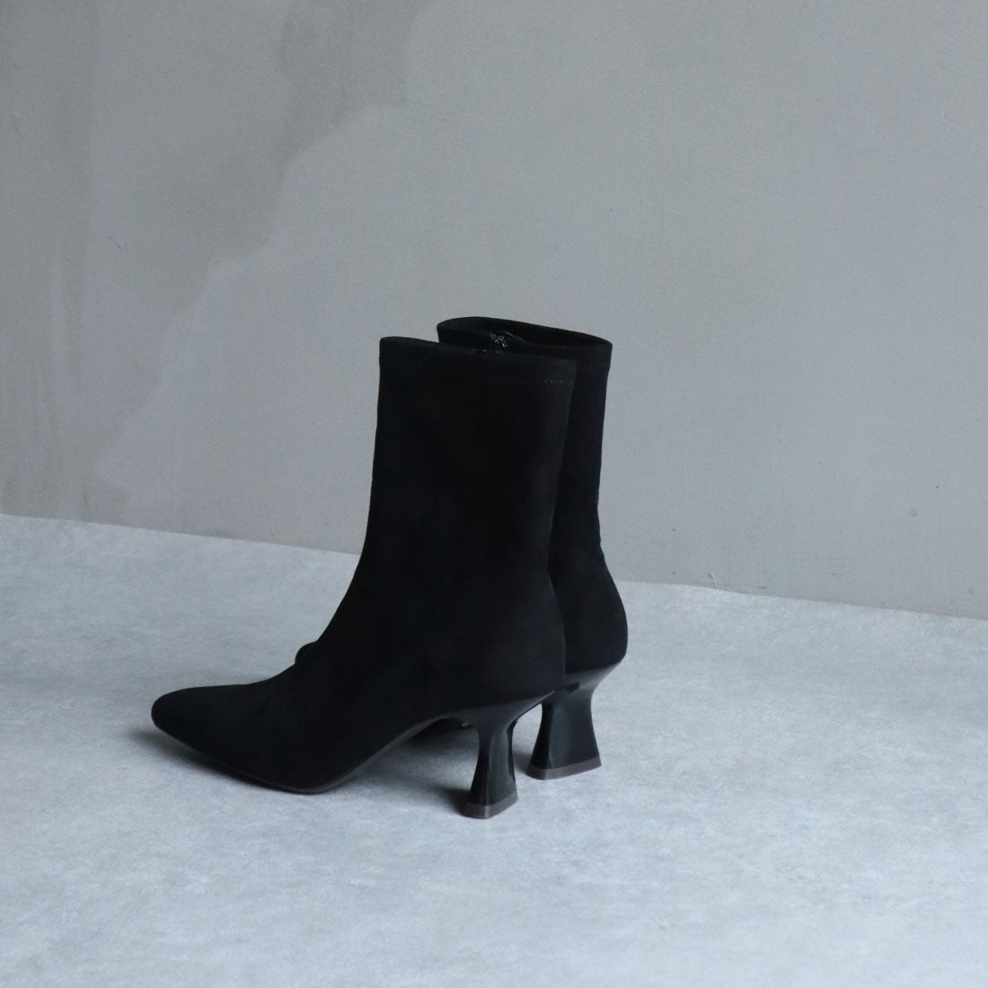 ミレム mirem Suede stretch boots