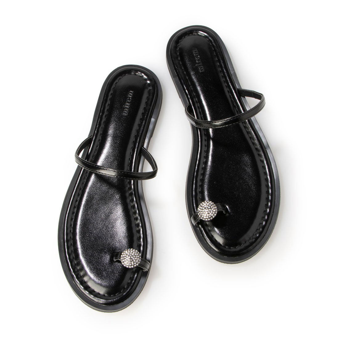 mirem Bijou tong flat sandals