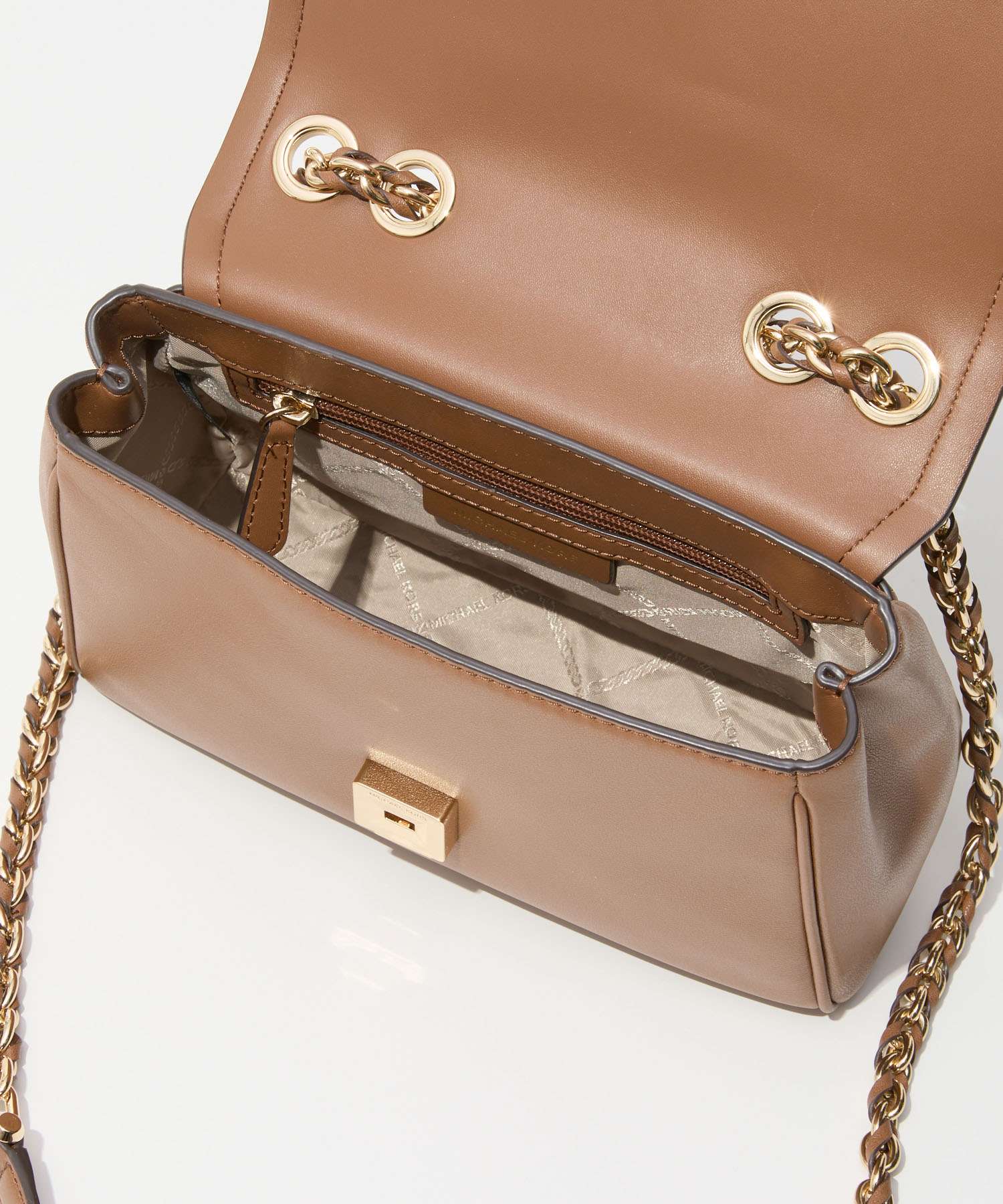 マイケルコース MICHAEL KORS マイケルコース MICHAEL KORS PARKER パーカー MD CONV CHAIN SHLDR ミディアム レザー ショルダーバッグ 30F2G7PS6L レディース バッグ （BROWN/ブラウン） BROWN/ブラウン