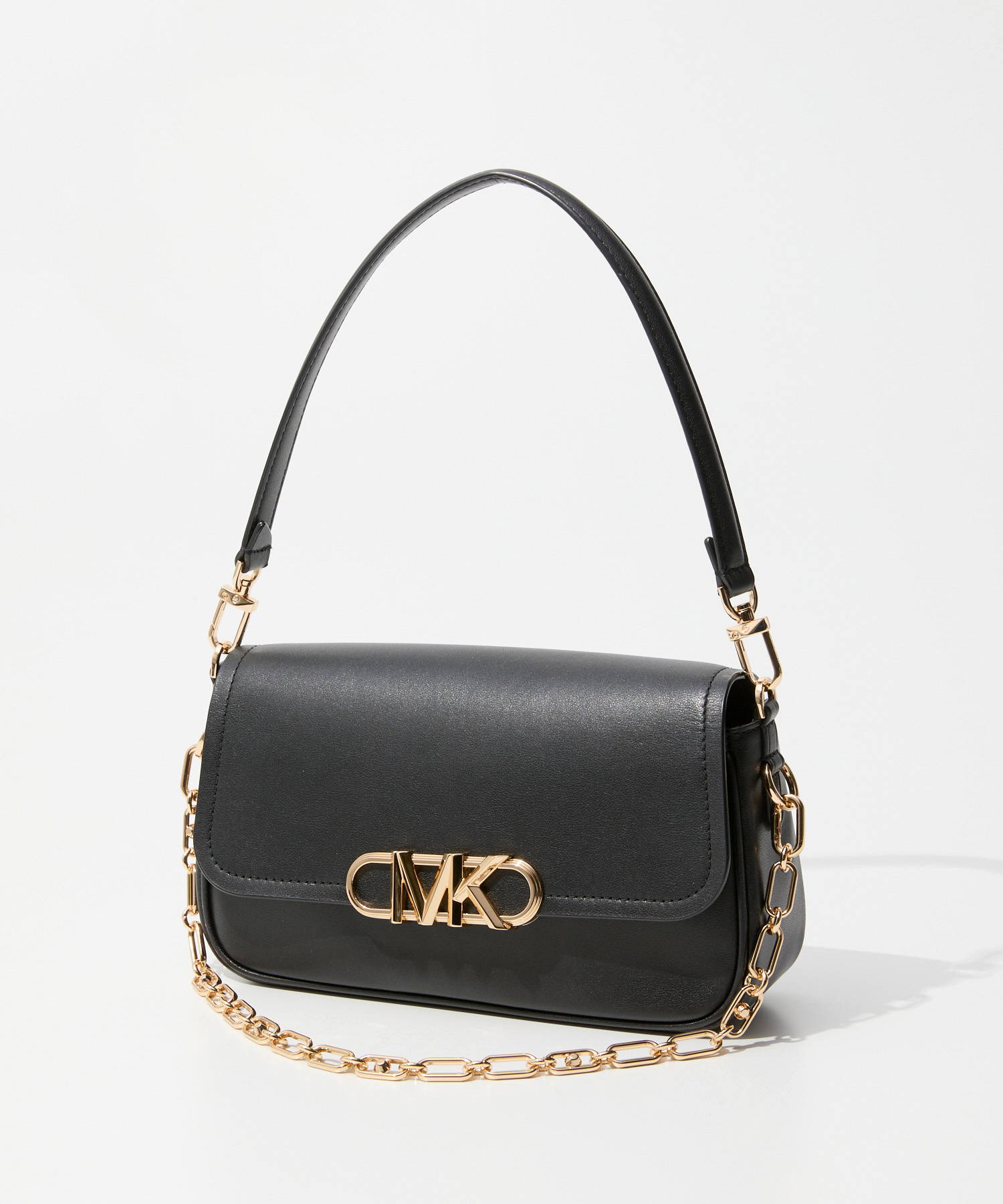 マイケルコース MICHAEL KORS マイケルコース MICHAEL KORS PARKER パーカー MD CONV POUCHETTE SHLDR ミディアム レザー ショルダーバッグ 30F2G7PC2L レディース バッグ （BLACK/ブラック） BLACK/ブラック