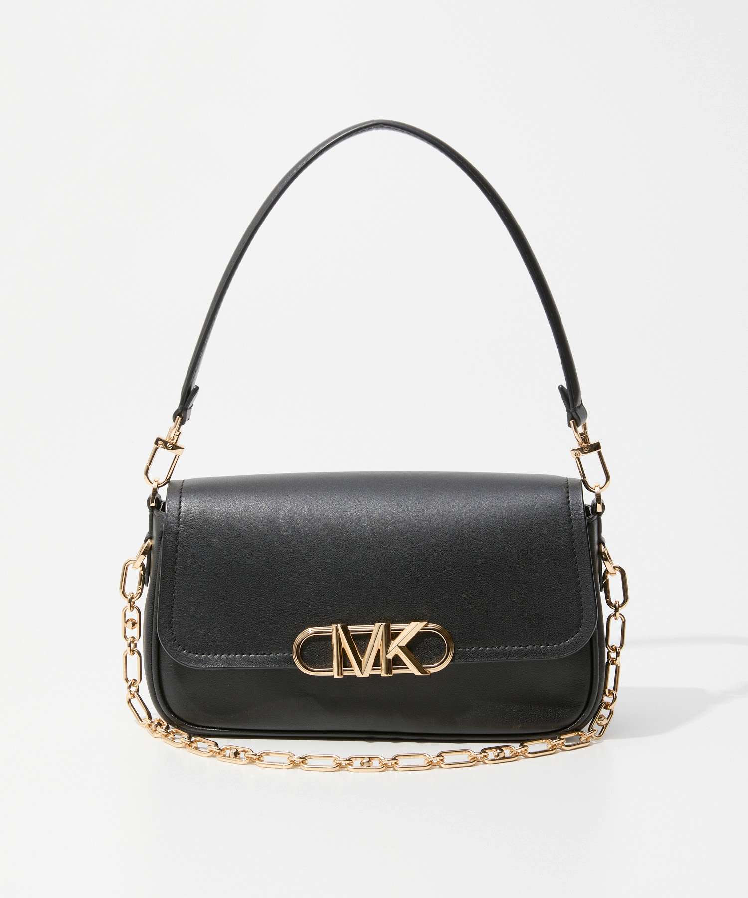 マイケルコース MICHAEL KORS マイケルコース MICHAEL KORS PARKER パーカー MD CONV POUCHETTE SHLDR ミディアム レザー ショルダーバッグ 30F2G7PC2L レディース バッグ （BLACK/ブラック） BLACK/ブラック