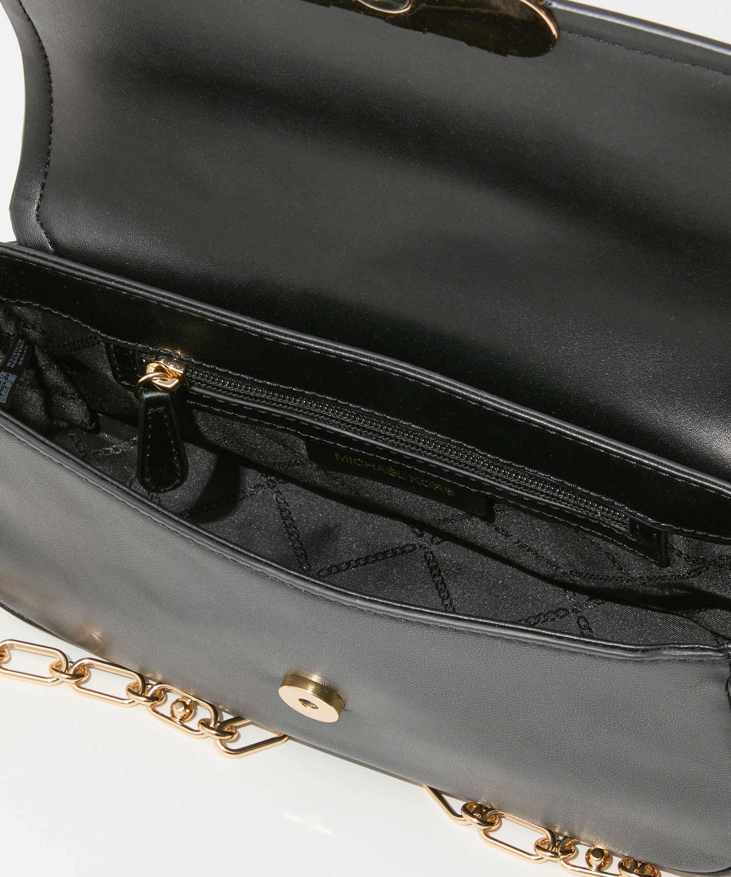 マイケルコース MICHAEL KORS マイケルコース MICHAEL KORS PARKER パーカー MD CONV POUCHETTE SHLDR ミディアム レザー ショルダーバッグ 30F2G7PC2L レディース バッグ （BLACK/ブラック） BLACK/ブラック