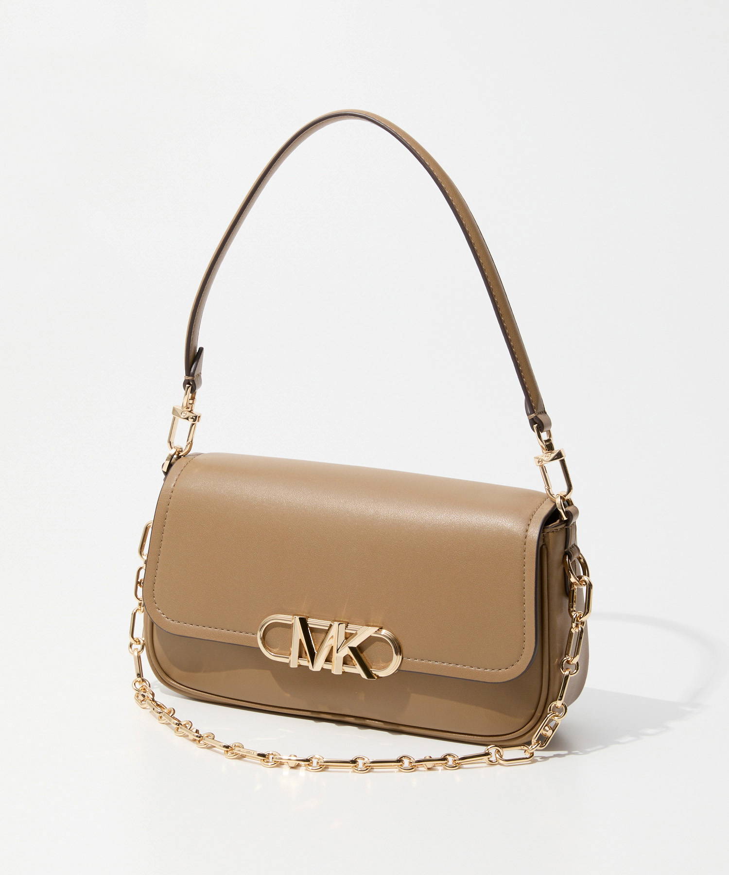 マイケルコース MICHAEL KORS マイケルコース MICHAEL KORS PARKER パーカー MD CONV POUCHETTE SHLDR ミディアム レザー ショルダーバッグ 30F2G7PC2L レディース バッグ （BLACK/ブラック） BLACK/ブラック