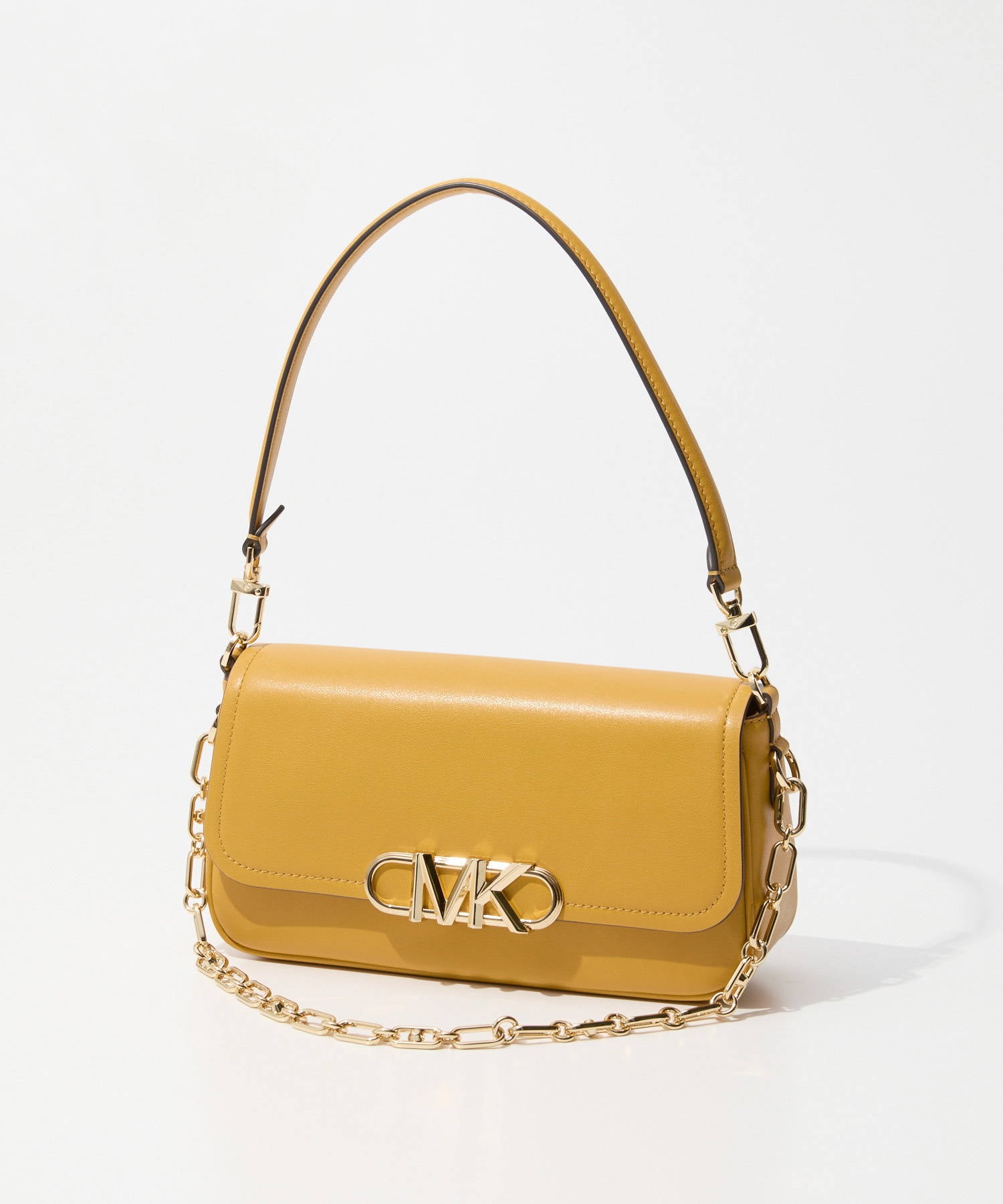 マイケルコース MICHAEL KORS マイケルコース MICHAEL KORS PARKER パーカー MD CONV POUCHETTE SHLDR ミディアム レザー ショルダーバッグ 30F2G7PC2L レディース バッグ （GOLDEN ROD/ゴールデンロッド） GOLDEN ROD/ゴールデンロッド