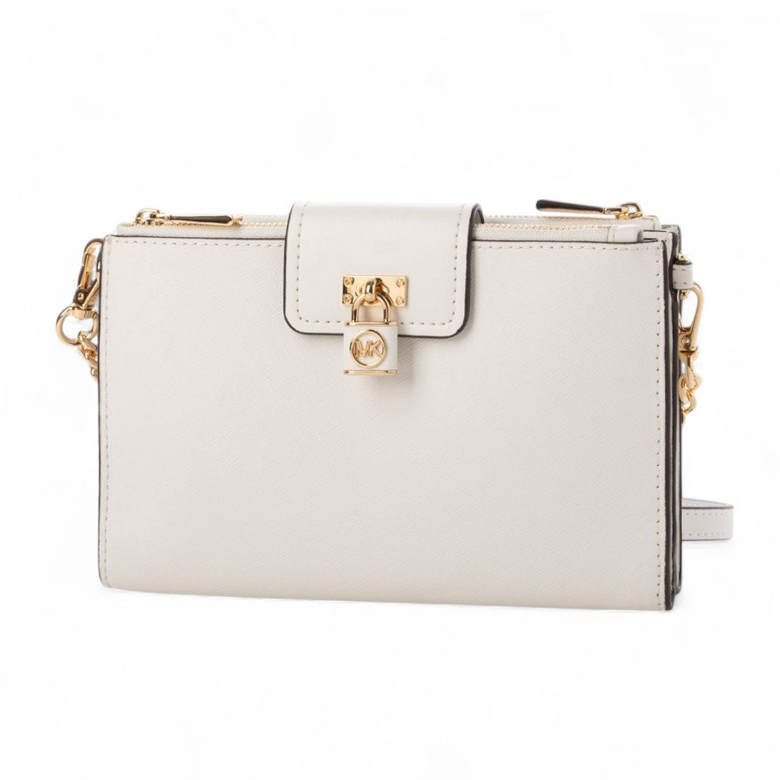 マイケルコース MICHAEL KORS RUBY - SM DBL ZIP XBODY （OPTIC WHITE） OPTIC WHITE