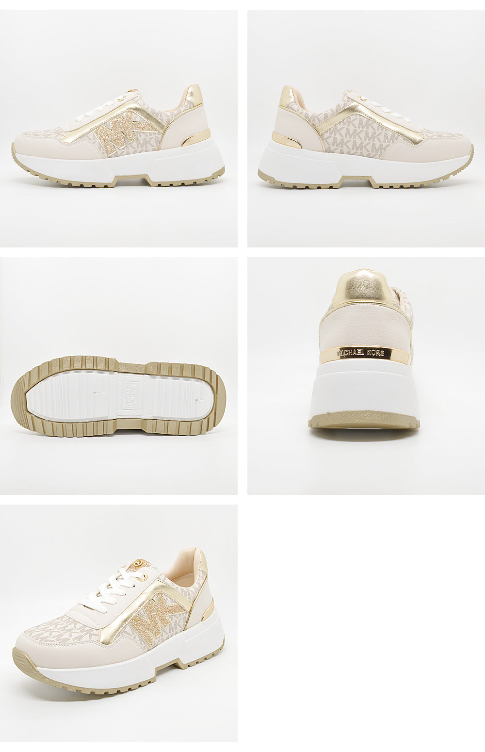 マイケルコース MICHAEL KORS スニーカー コスモ マディ マイケル・コース COSMO MADDY 厚底 チャンキーヒール （ゴールド） ゴールド