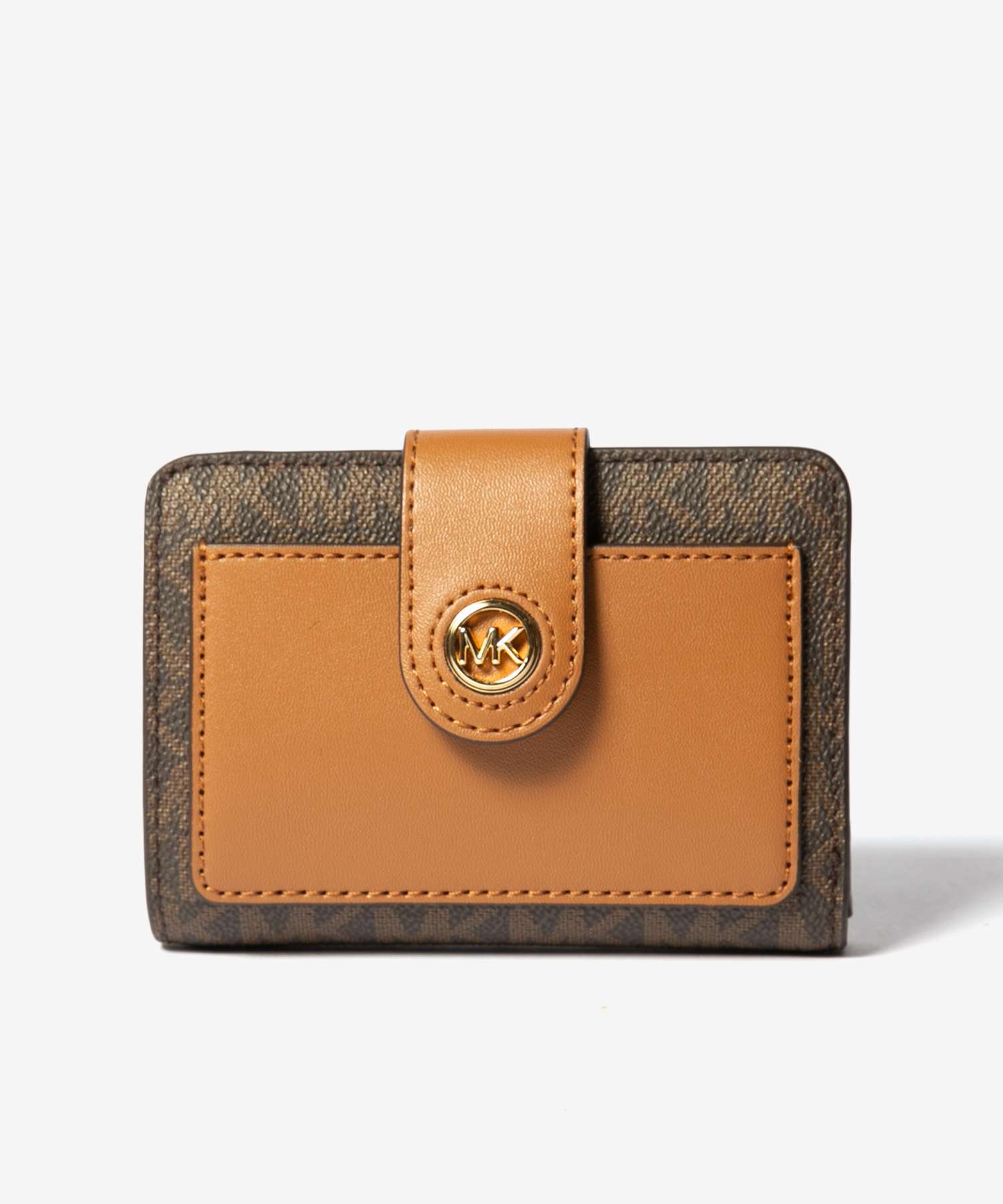 マイケルコース MICHAEL KORS マイケルコース MICHAEL KORS Small Signature Logo Wallet スモール シグネチャー 二つ折り財布 レディース （ブラウン/エイコーン） ブラウン/エイコーン