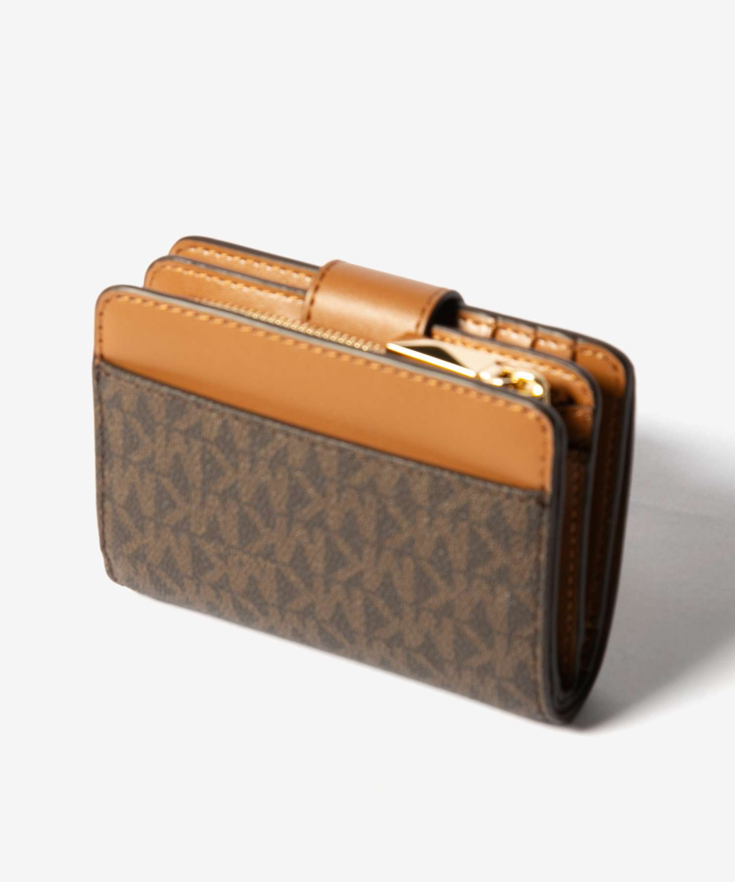 マイケルコース MICHAEL KORS マイケルコース MICHAEL KORS Small Signature Logo Wallet スモール シグネチャー 二つ折り財布 レディース （ブラウン/エイコーン） ブラウン/エイコーン