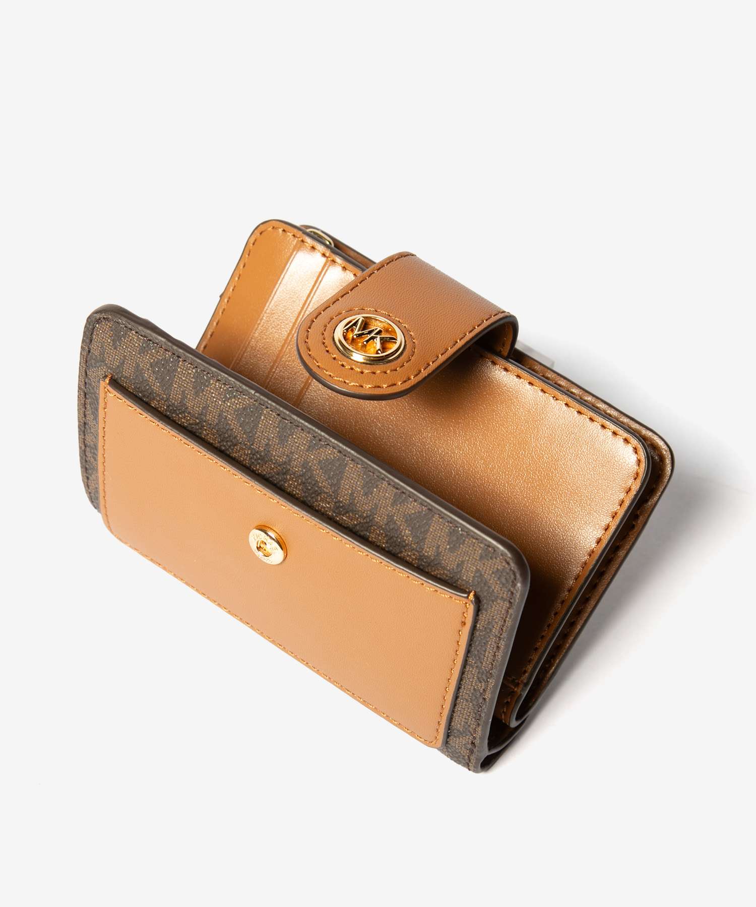 マイケルコース MICHAEL KORS マイケルコース MICHAEL KORS Small Signature Logo Wallet スモール シグネチャー 二つ折り財布 レディース （ブラウン/エイコーン） ブラウン/エイコーン
