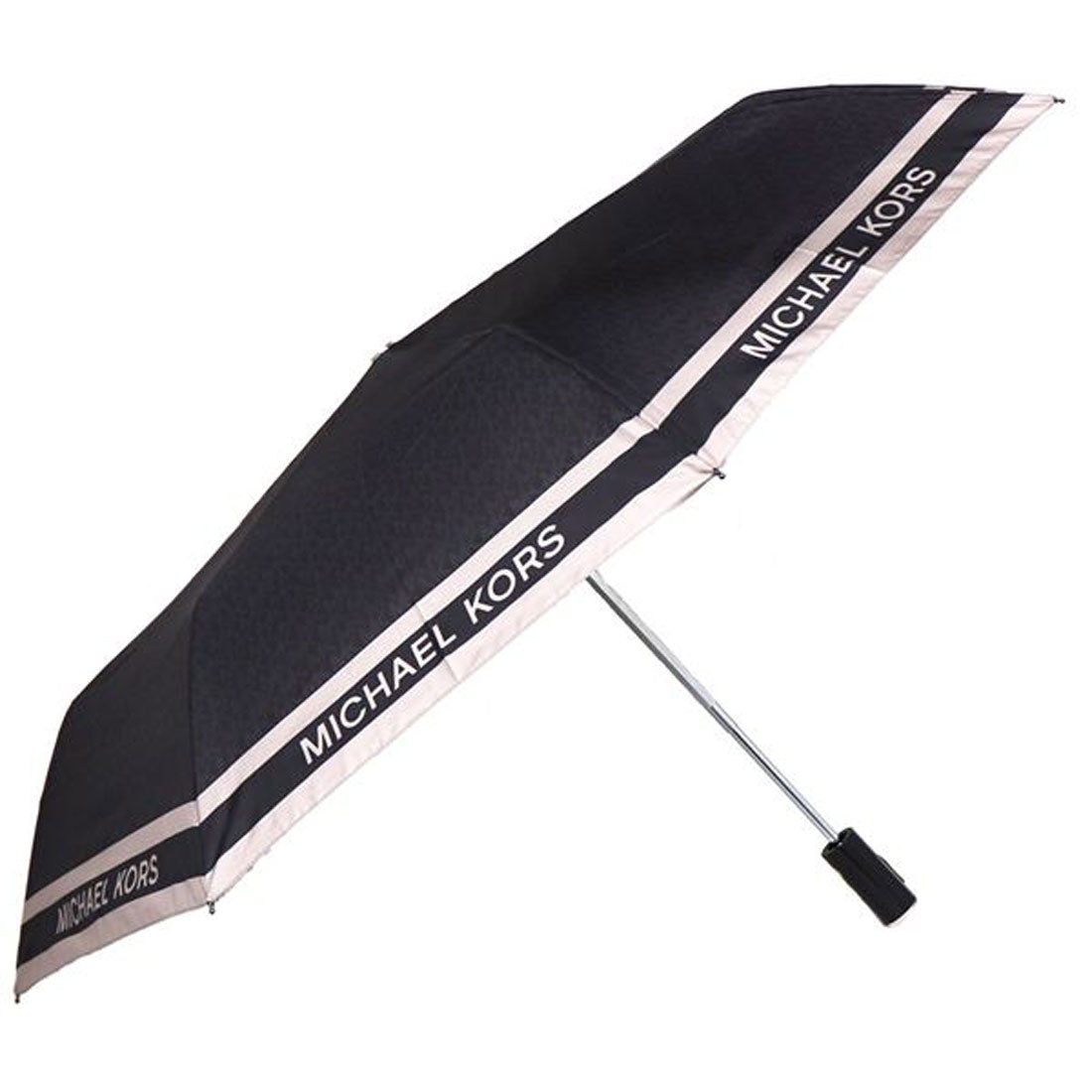 Michael Kors MICHAEL KORS 折疊雨傘 女士自動開合 MICHAEL KORS 傘 折疊雨傘 黑色 35F3STFN4B 黑色