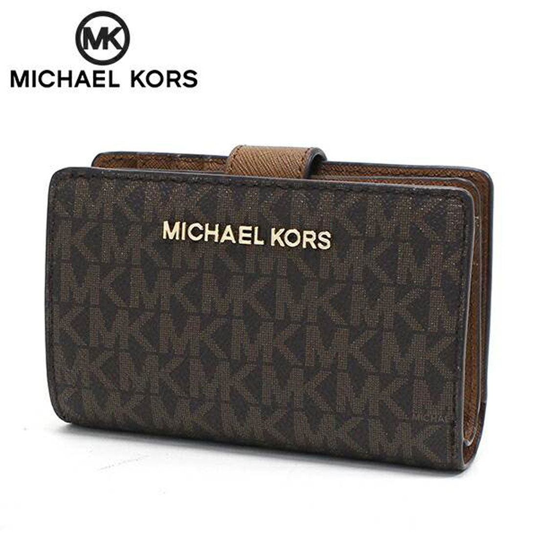 MICHAEL KORS MICHAEL KORS Michael Kors Folded Wallet Ladies MICHAEL KORS Wallet Signature brown 35F8GTVF2B BROWN