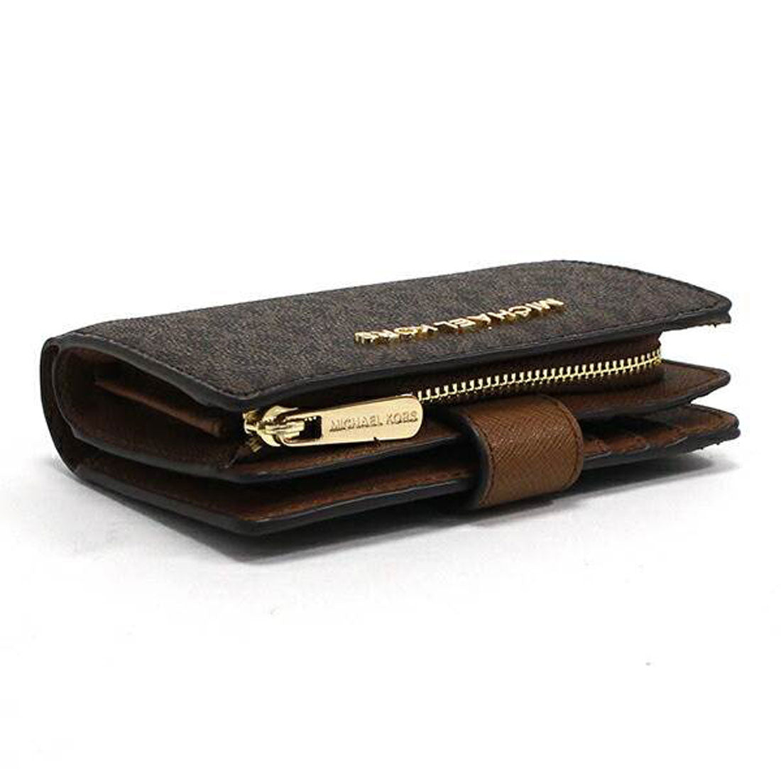 MICHAEL KORS MICHAEL KORS Michael Kors Folded Wallet Ladies MICHAEL KORS Wallet Signature brown 35F8GTVF2B BROWN