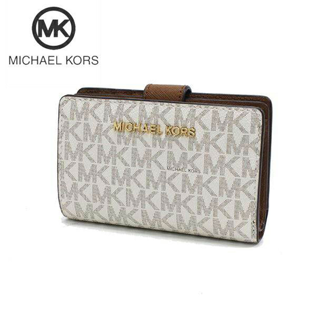 MICHAEL KORS MICHAEL KORS Michael Kors Folded Wallet Ladies MICHAEL KORS Wallet Signature brown 35F8GTVF2B BROWN