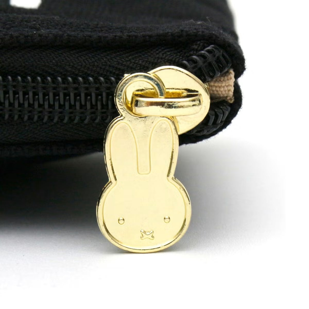 ミッフィー miffy 帆布ポーチ （帆布ポーチ モノグラムフェイス ブラック） 帆布ポーチ モノグラムフェイス ブラック
