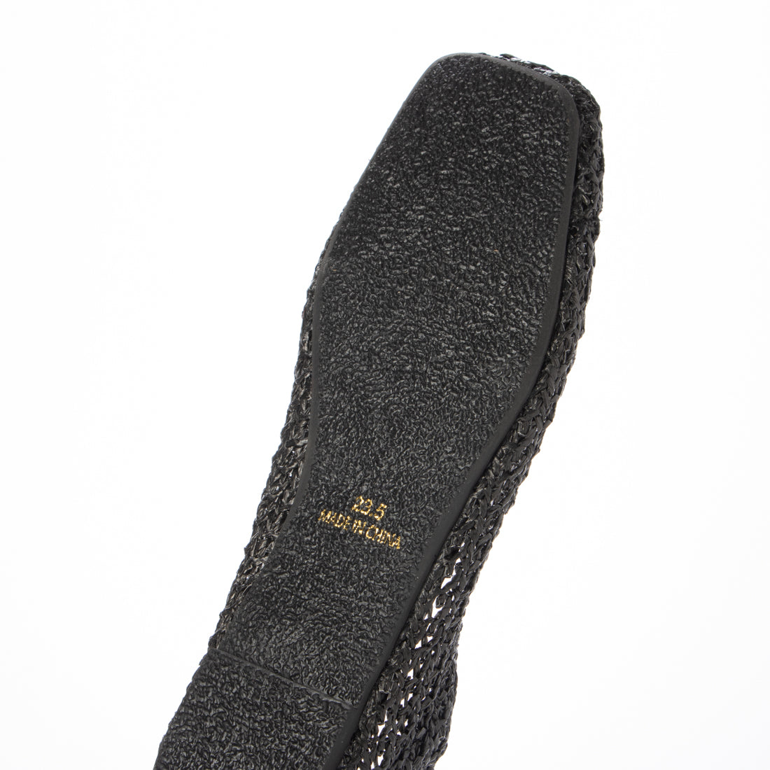 ミニア minia 斜めワイドスクエアトゥのVカットフラットパンプス/かかとが踏めるバブーシュ(211902) （ブラック系(雑材)） ブラック系(雑材)