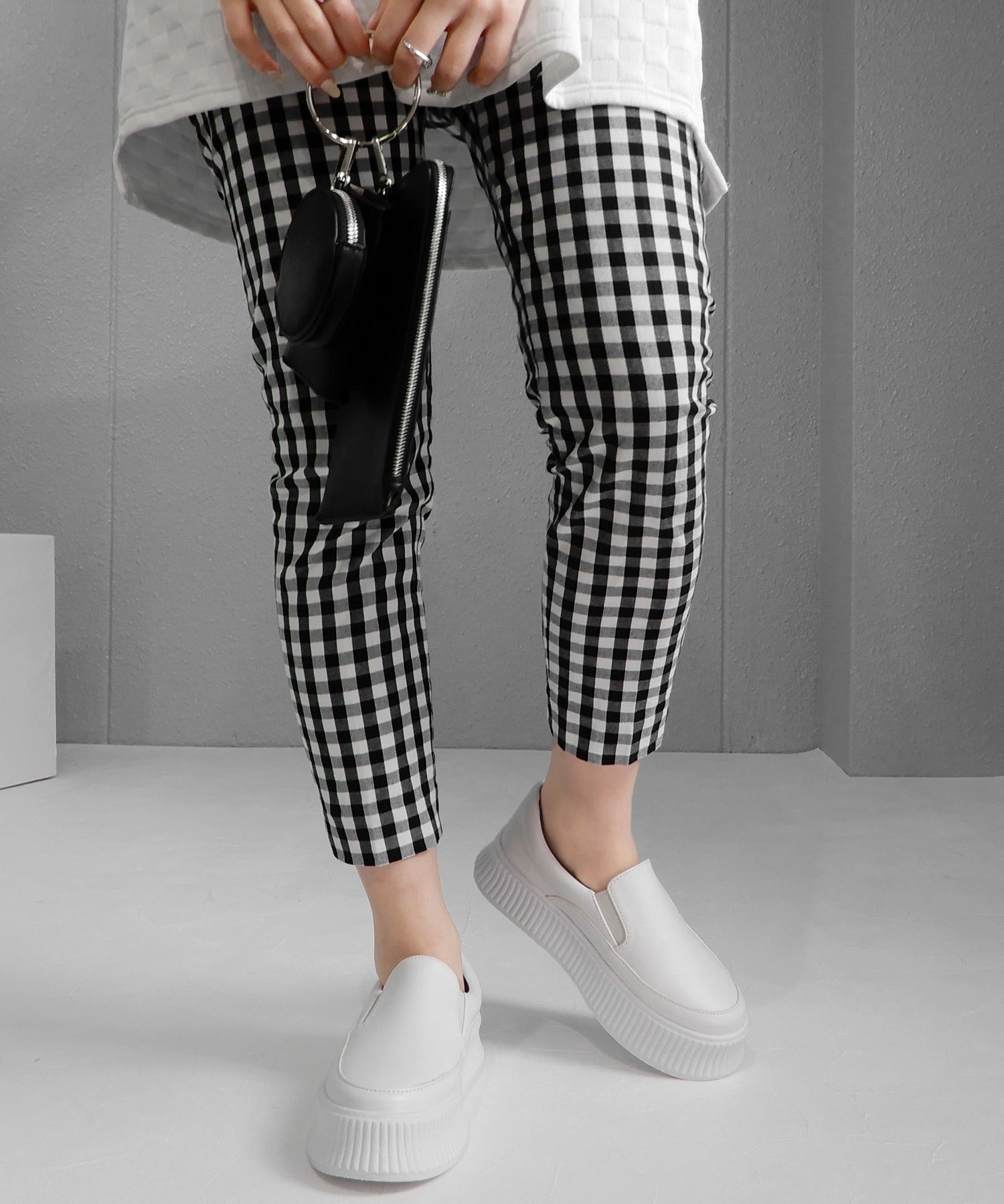 minia track sole slip-on sneakers