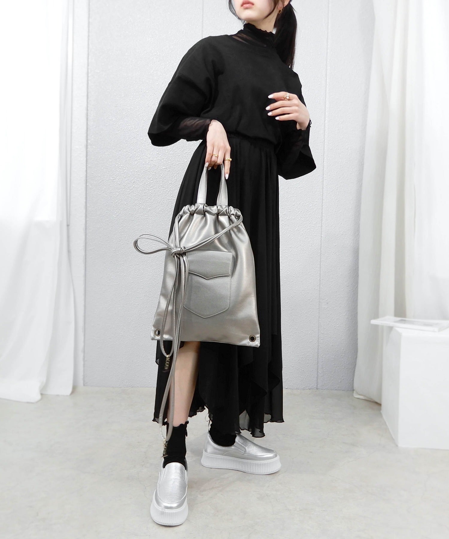 minia track sole slip-on sneakers