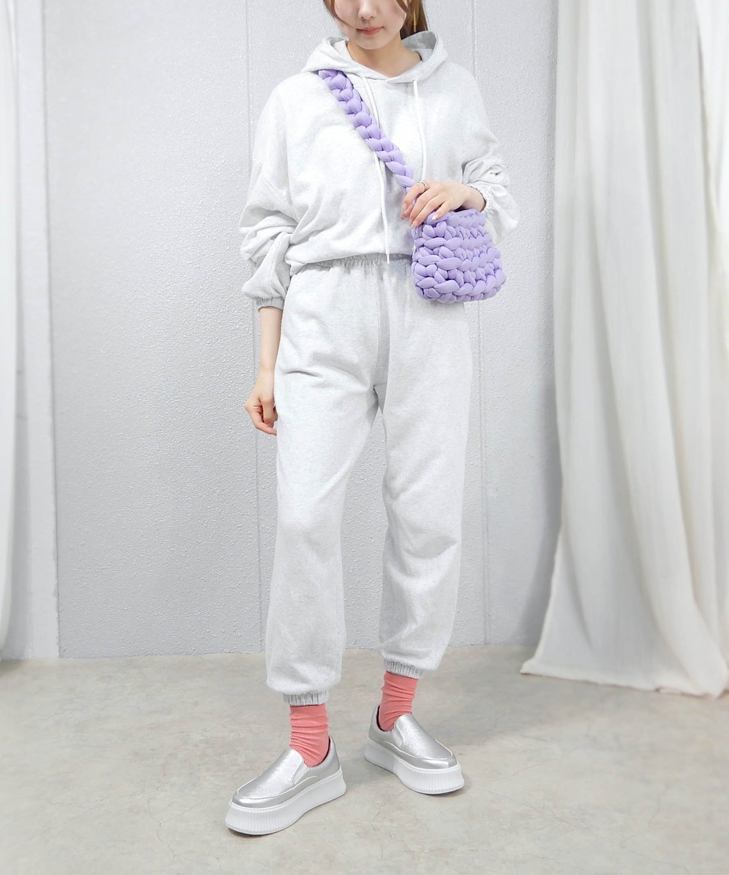 minia track sole slip-on sneakers