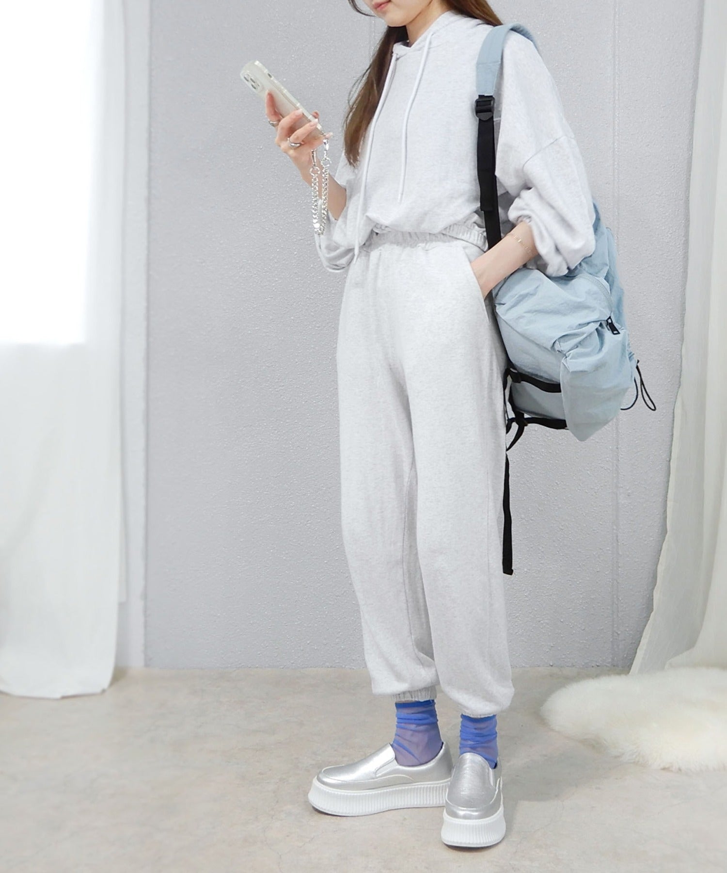 minia track sole slip-on sneakers