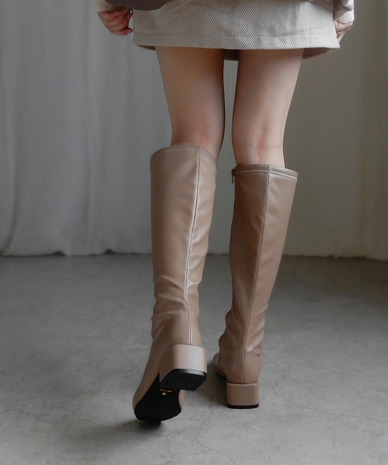 ミニア minia ストレッチロングブーツ