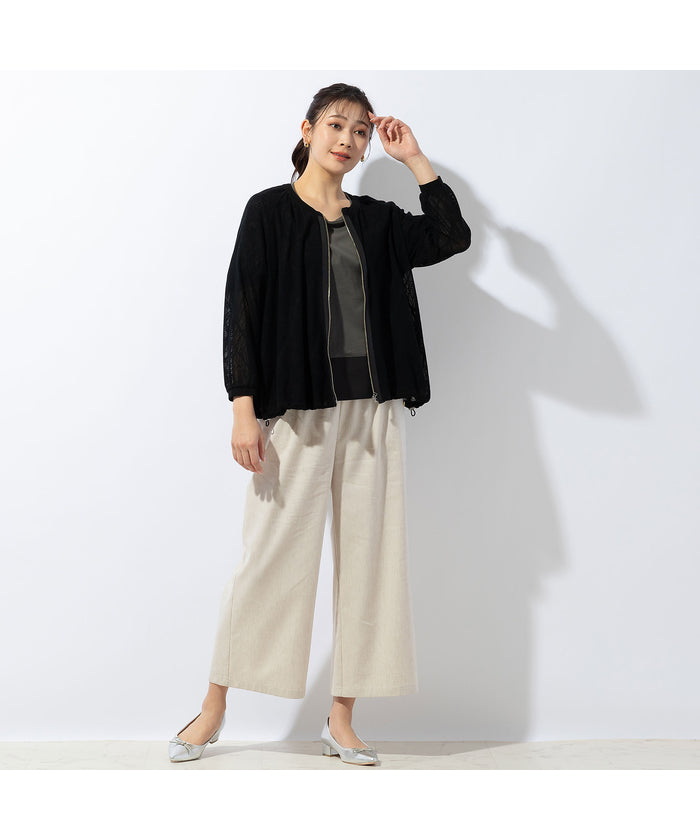 ミゼール missel COOL RICH COTTON バイカラーTシャツ （ベージュ） ベージュ