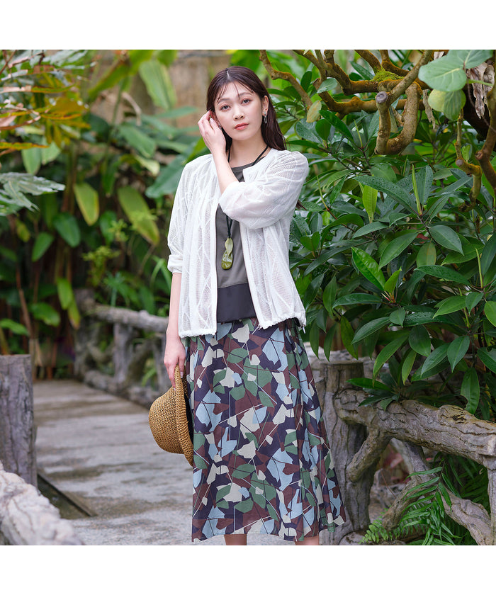 ミゼール missel COOL RICH COTTON バイカラーTシャツ （ベージュ） ベージュ