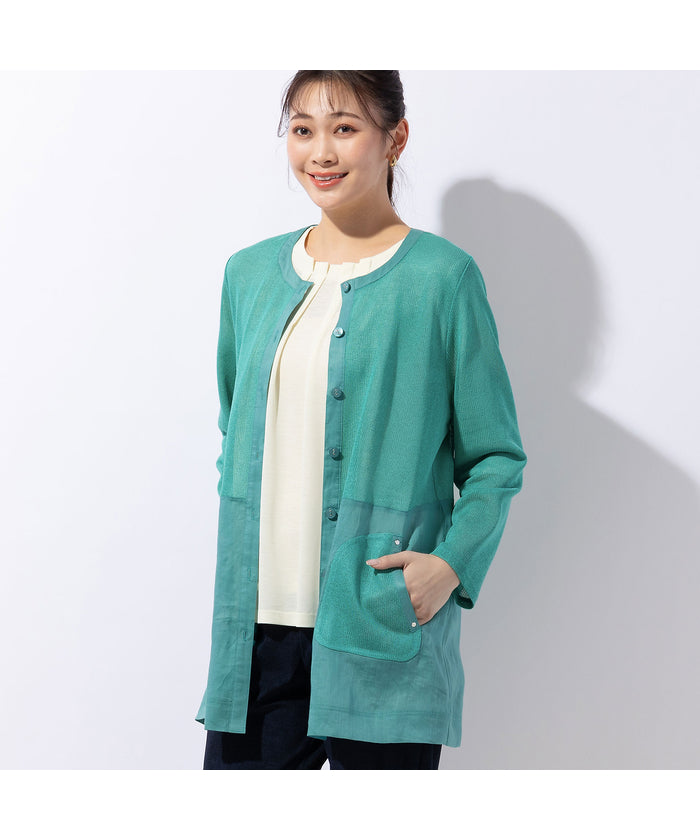 ミゼール missel 鹿の子ニット タックTシャツ （ホワイト） ホワイト