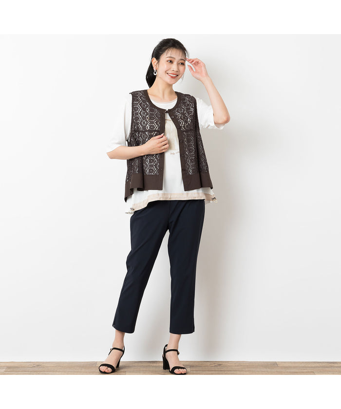 ミゼール missel メッセージ刺繍 ヘムリボンプルオーバー （ホワイト） ホワイト