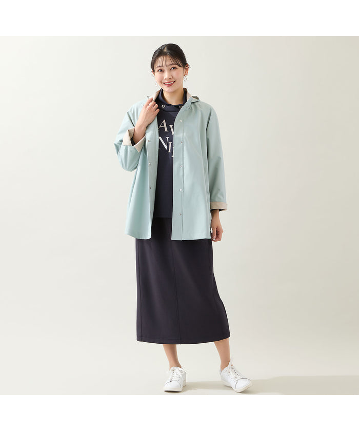 ミゼール missel 【洗える・セットアップ可・3Lサイズあり】Iラインスカート （ベージュ） ベージュ
