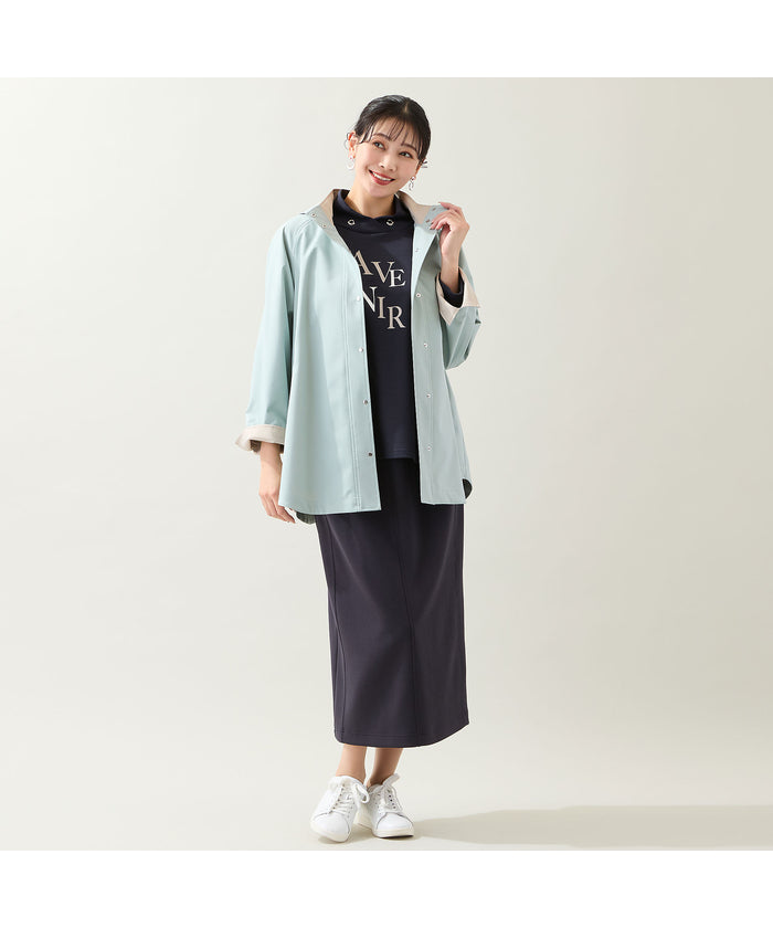 ミゼール missel 【洗える・セットアップ可・3Lサイズあり】Iラインスカート （ベージュ） ベージュ
