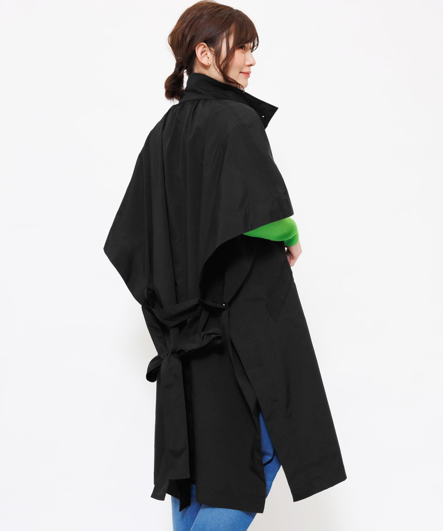 Miliande ni Cape Poncho Coat Women's Outer Trench Coat Spring Coat