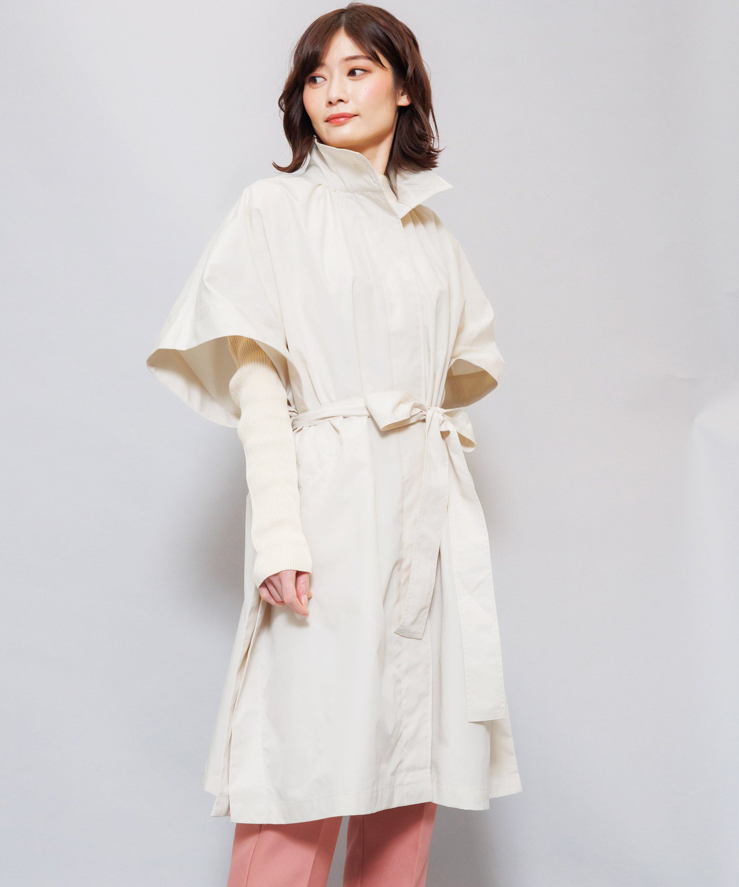 Miliande ni Cape Poncho Coat Women's Outer Trench Coat Spring Coat
