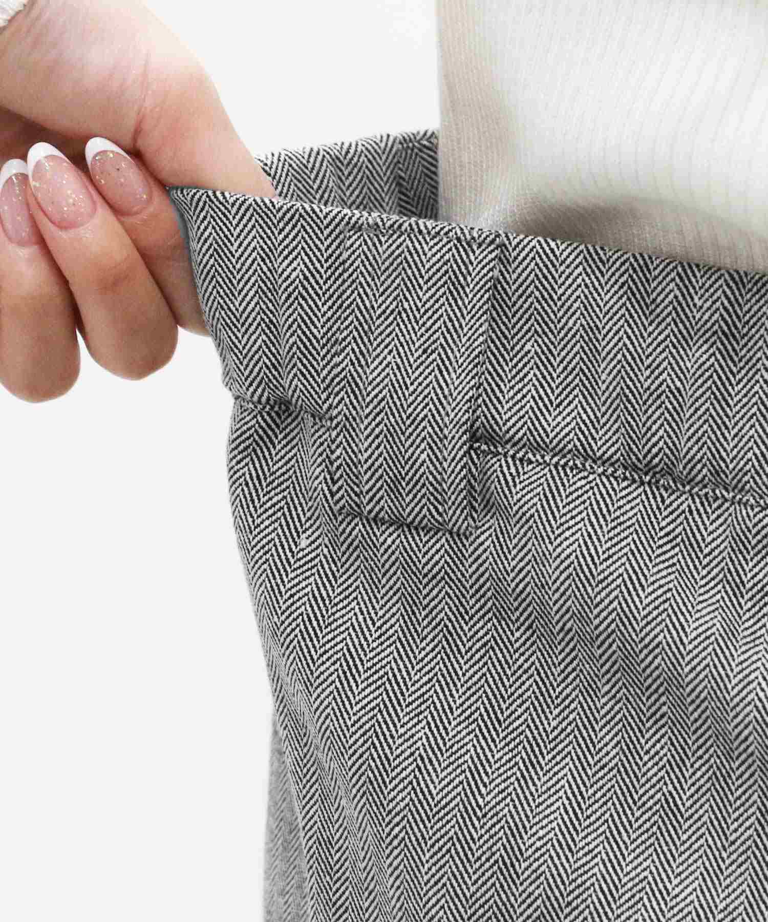 ミリアンデニ mili an deni リネンライクショートパンツ レディース ボトムス ショーパン 無地  （ブラック） ブラック