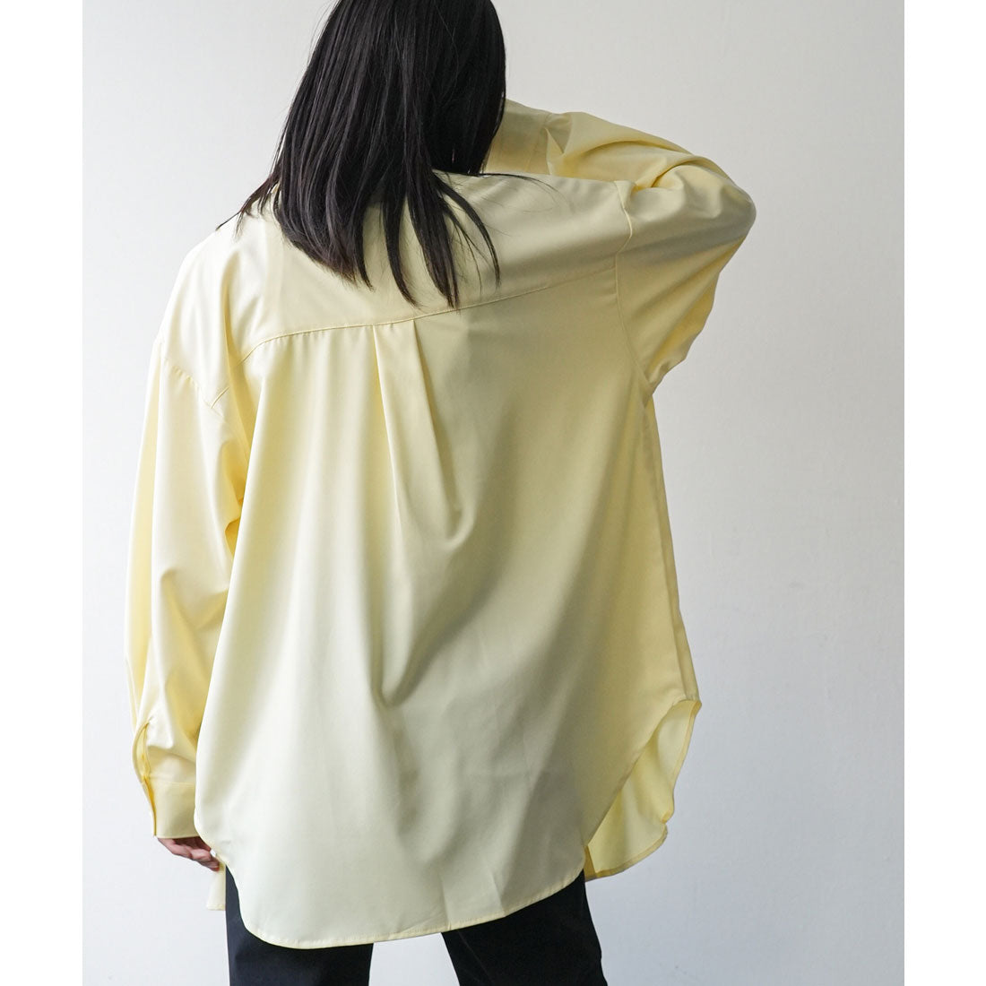 ミリアンデニ mili an deni 無地シャツラッシュガード （BK） BK