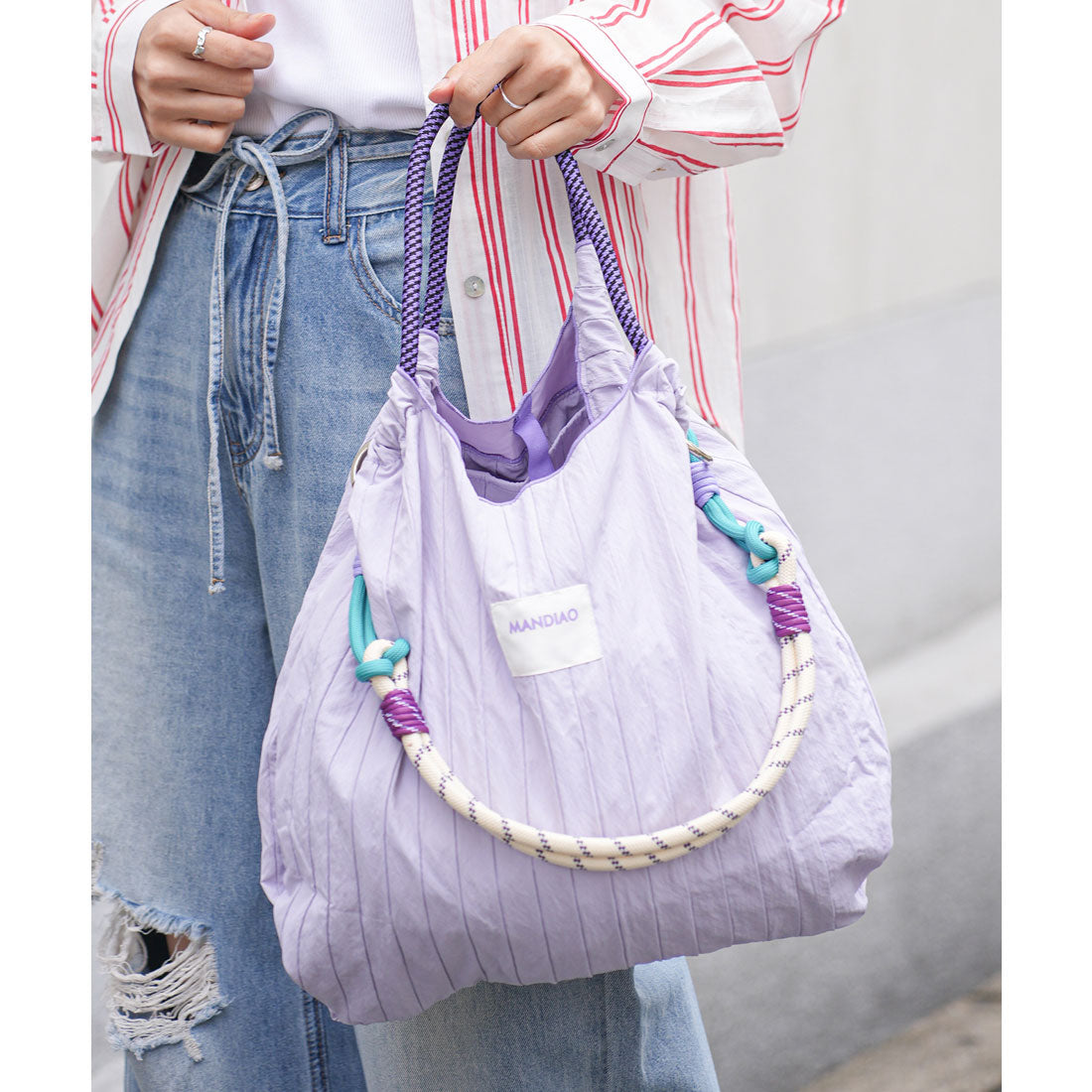 ミリアンデニ mili an deni 2WAYロープトートバッグ （PPL） PPL