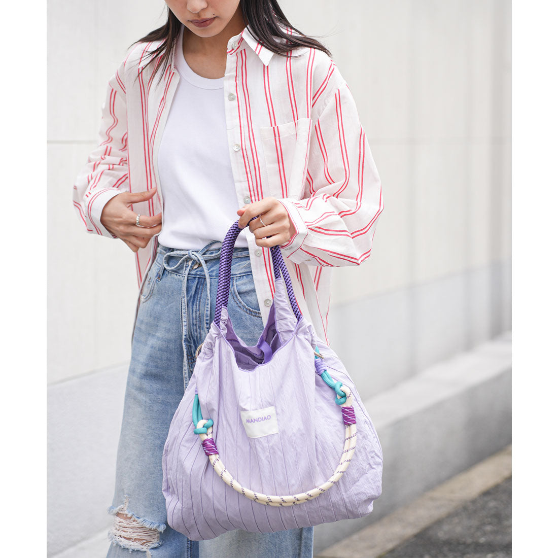ミリアンデニ mili an deni 2WAYロープトートバッグ （PPL） PPL