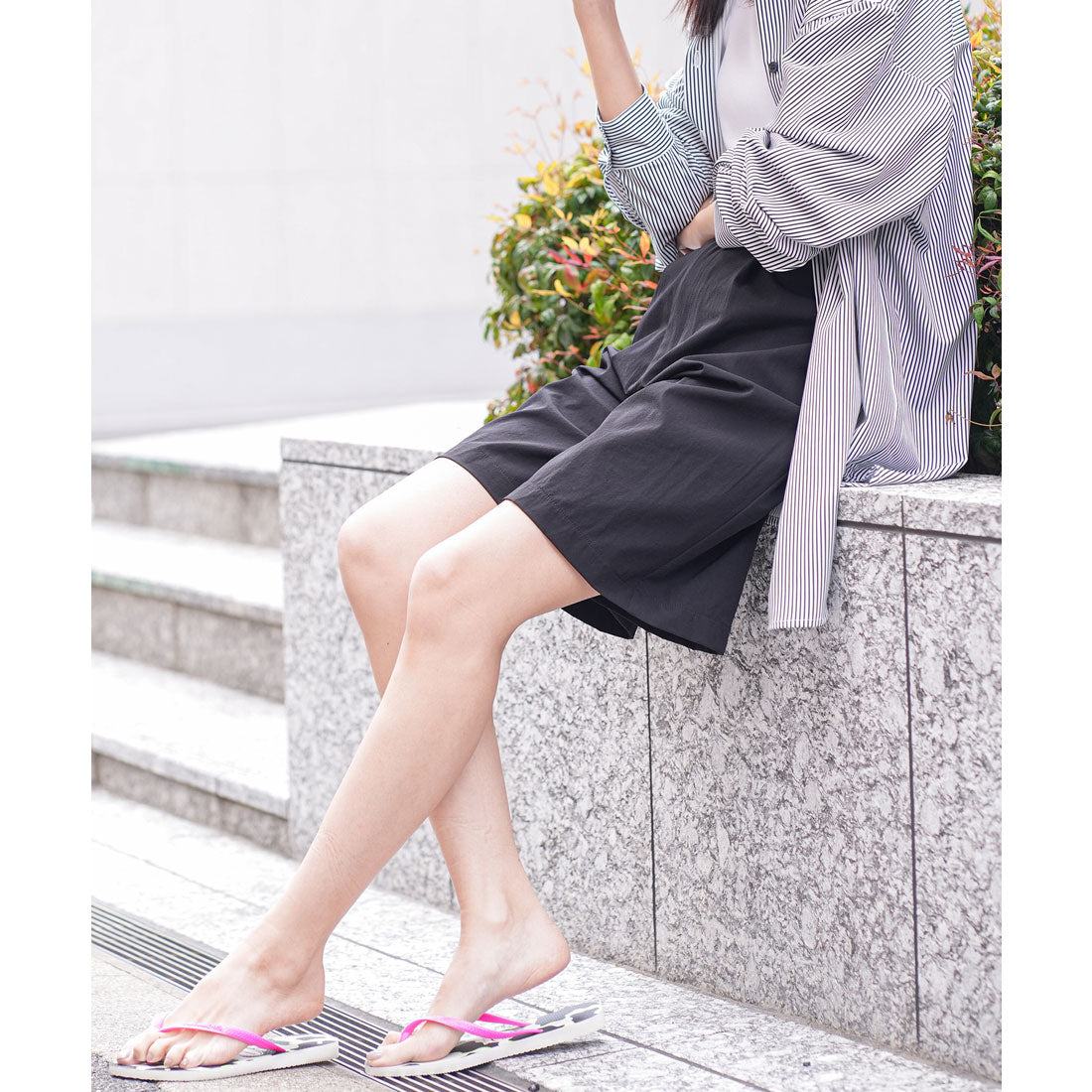 ミリアンデニ mili an deni ラッシュガードハーフパンツ （BK） BK