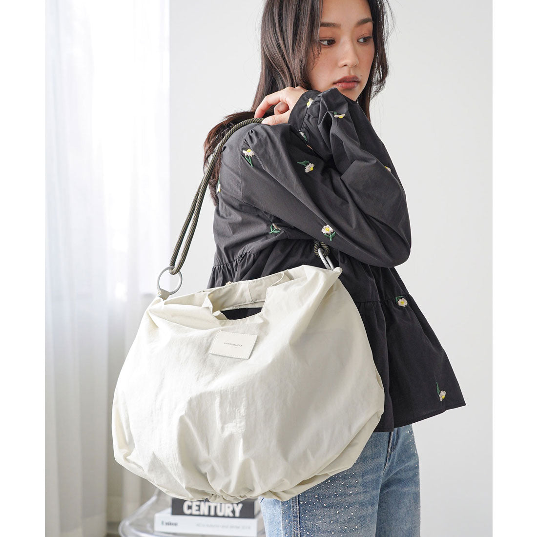 ミリアンデニ mili an deni 3WAYバルーンロープトートバッグ （LKHK） LKHK