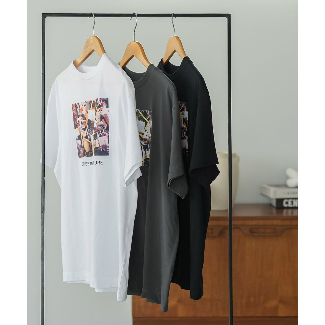 ミリアンデニ mili an deni 半袖カラーフォトプリントTシャツ （CHL） CHL