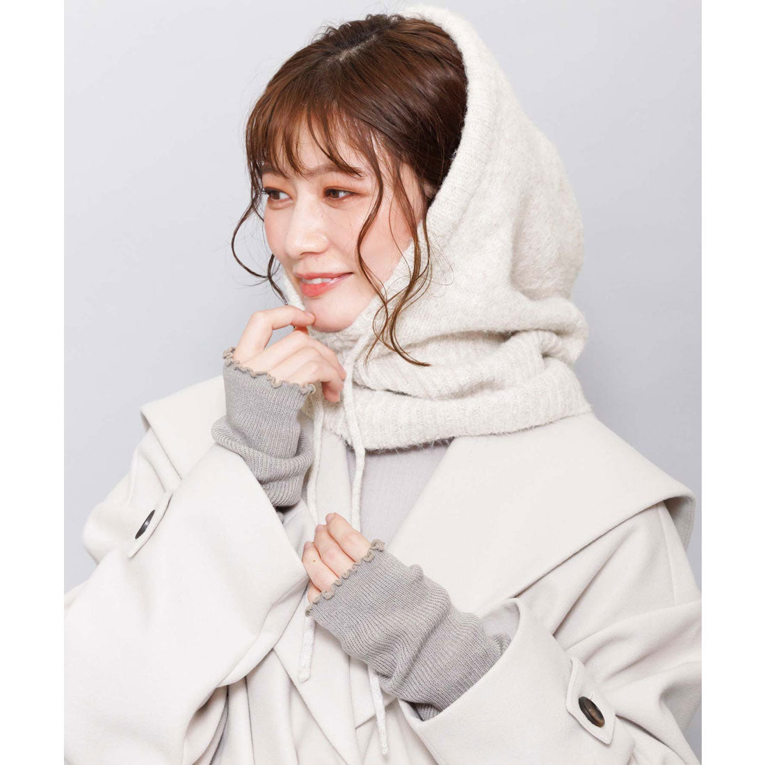mili an deni balaclava hoodie