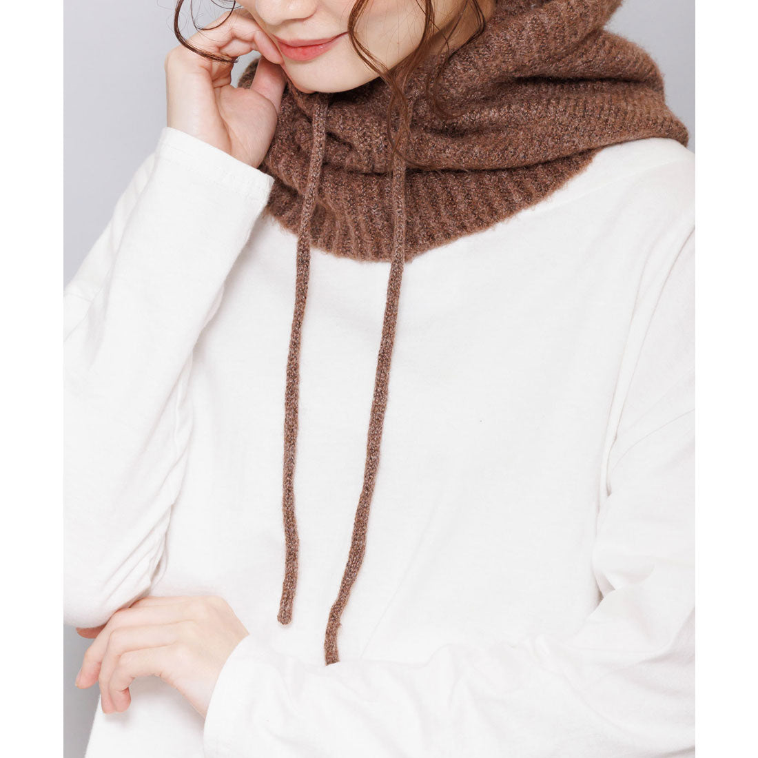 mili an deni balaclava hoodie