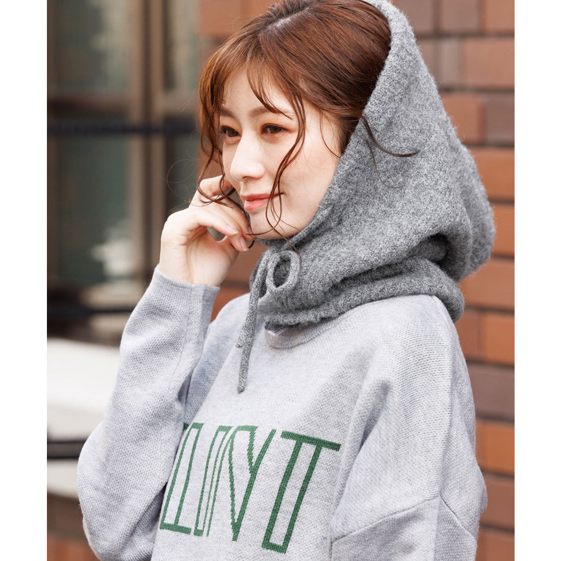 mili an deni balaclava hoodie