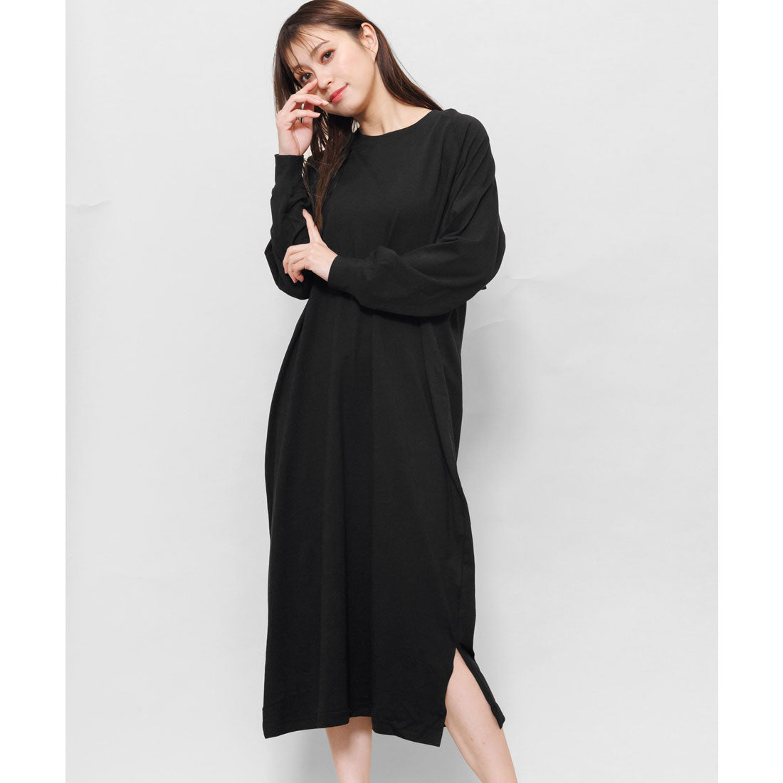 mili an deni 100% cotton back frill dress