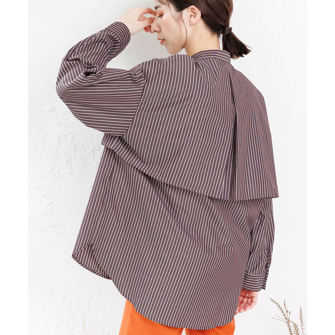 mili an deni Ester broad yoke overshirt